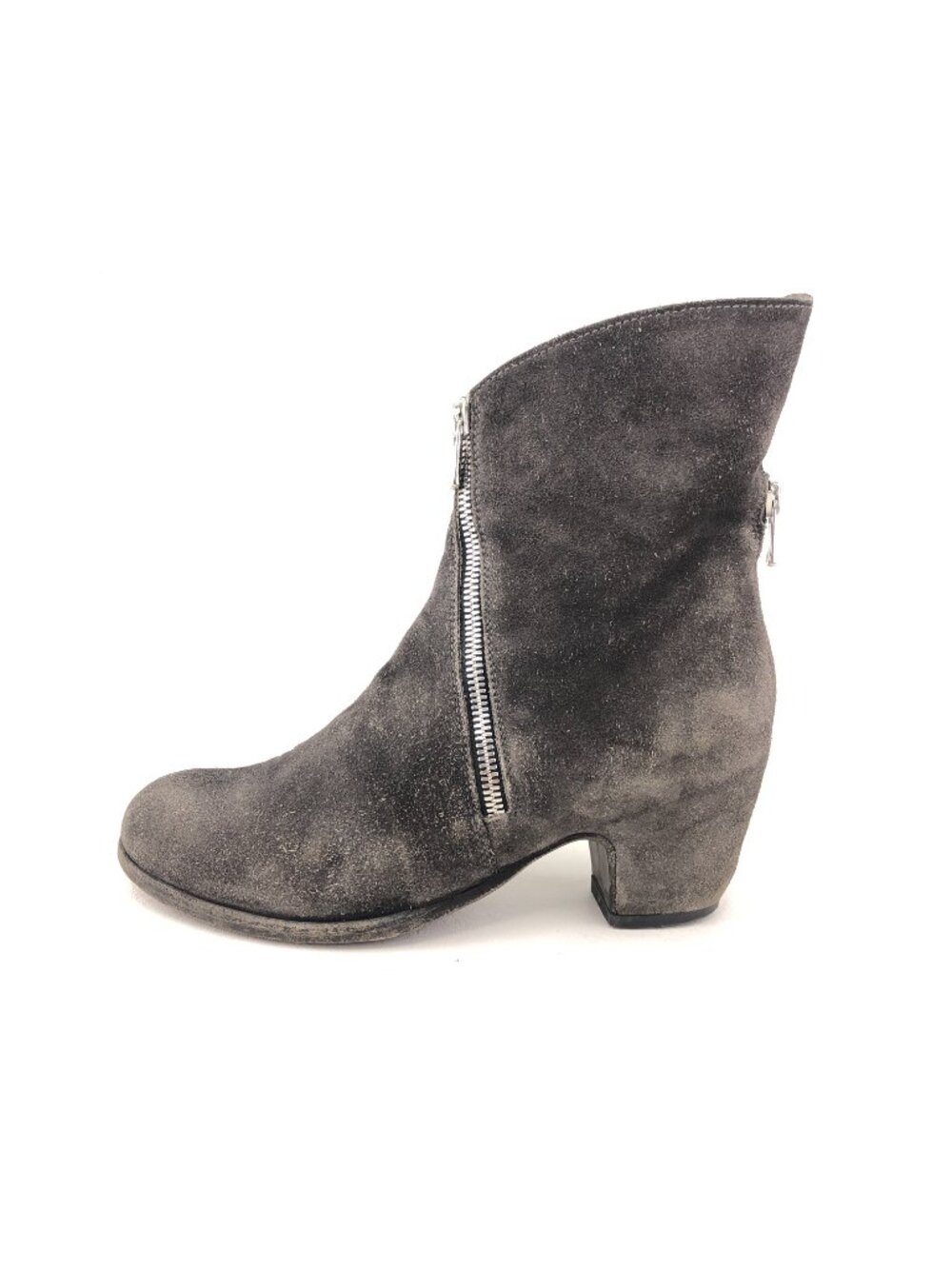 Officine Creative Gray Suede Leather Ankle Boots EUR 36